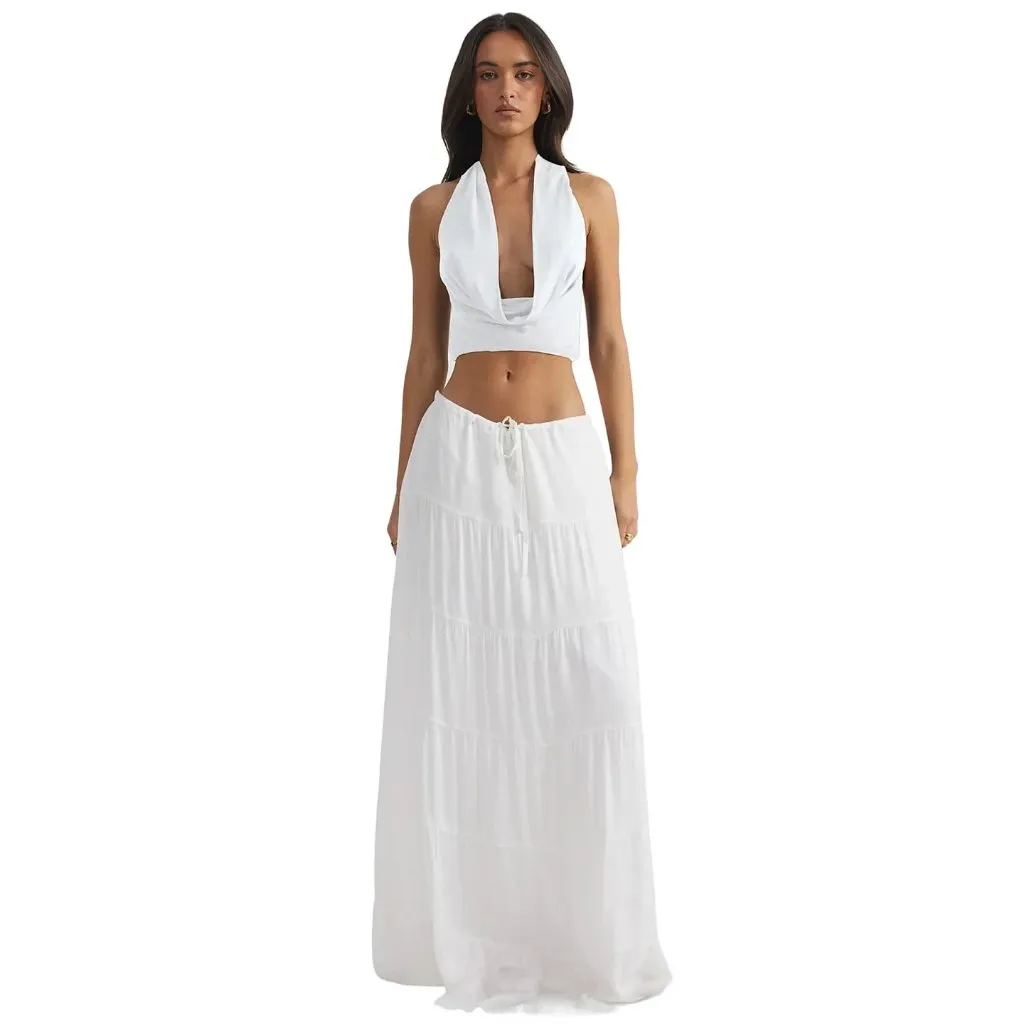 SNDYS Ophelia Skirt in White XX - Image 11