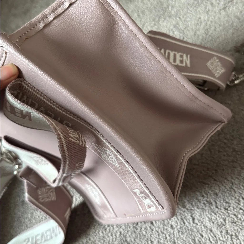 Steve Madden Bwebber Lilac Mauve Satchel Bag - Image 8