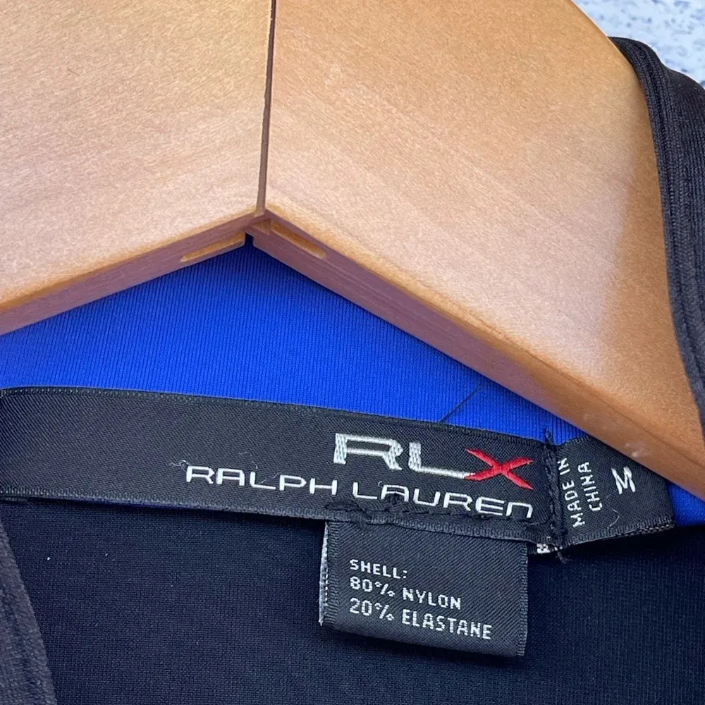 Ralph Lauren RLX sporty scuba cobalt blue jacket with zippers size medium - Image 8