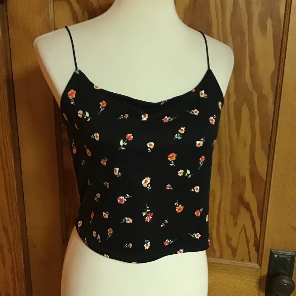 Gaze floral cropped tank top Black Size L - Image 7