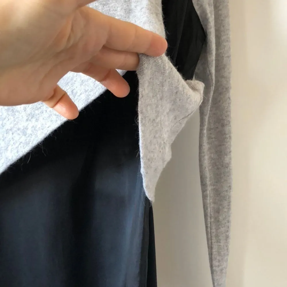 Funktional Silk Shoulder Crop Dress Angora Wool Silk Size‎ XS Black - Image 4