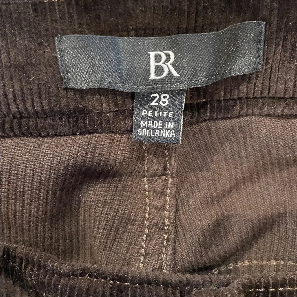 Banana Republic Women's Dark Brown Corduroy Pants Size 28 - Image 3