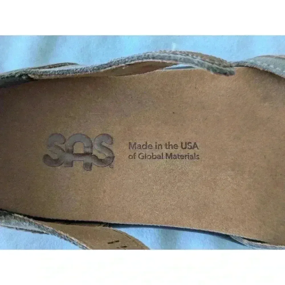 SAS Women Eden Leather Clogs Mary Jane Platform Leather Shoes Sz 6M Retail $251 Brown - Image 8