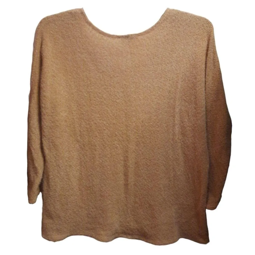 Vision USA Beige Sweater Size Large - Image 3