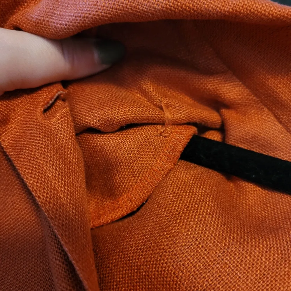 Doncaster Orange Linen Shacket - Image 8