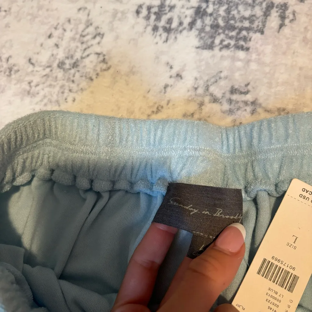 Anthropologie Sunday in Brooklyn Terry Shorts NWT - Image 6