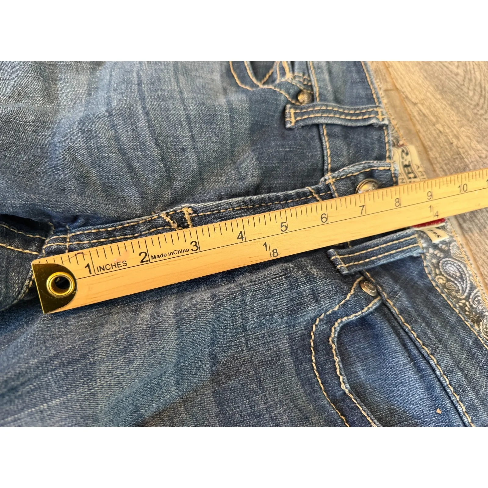 Ariat Real Denim Jeans 29S 29 Short Bootcut Western Boot 2825 Jean Cowgirl Rodeo - Image 6