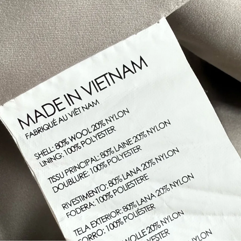 Club Monaco Daylina Coat Almond Beige Sz S - Image 12