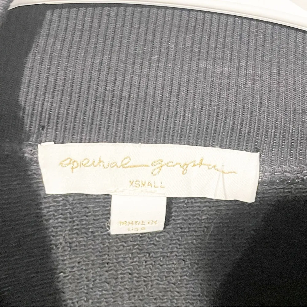 Spiritual Gangster Size XS Black Mock Neck Long Sleeve Sweatshirt Pullover Top - Image 3