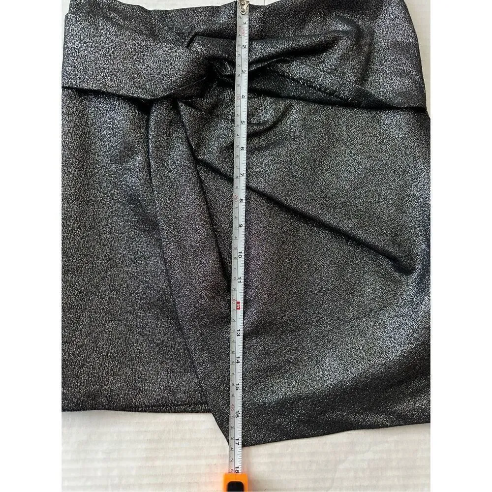 ZARA Metallic Mini Skirt Size XS - Image 10