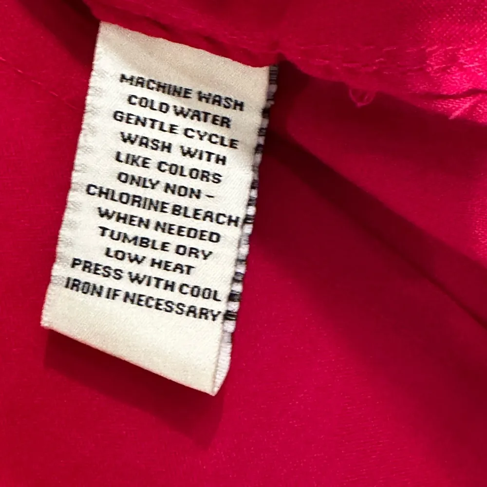 Vintage Lauren Ralph Lauren Linen Roll Tab Sleeves Long Sleeve XL - Image 3