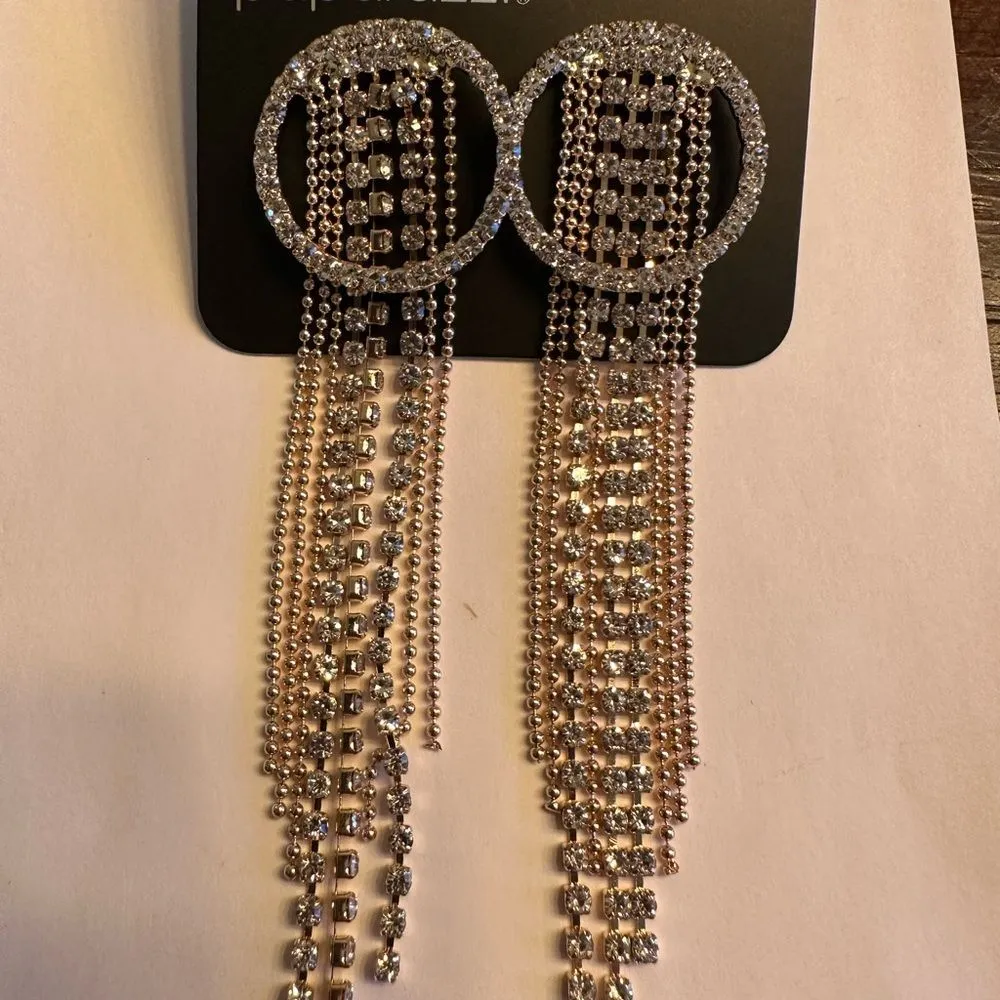 Dazzle By Default Gold Earrings (220) - Image 3