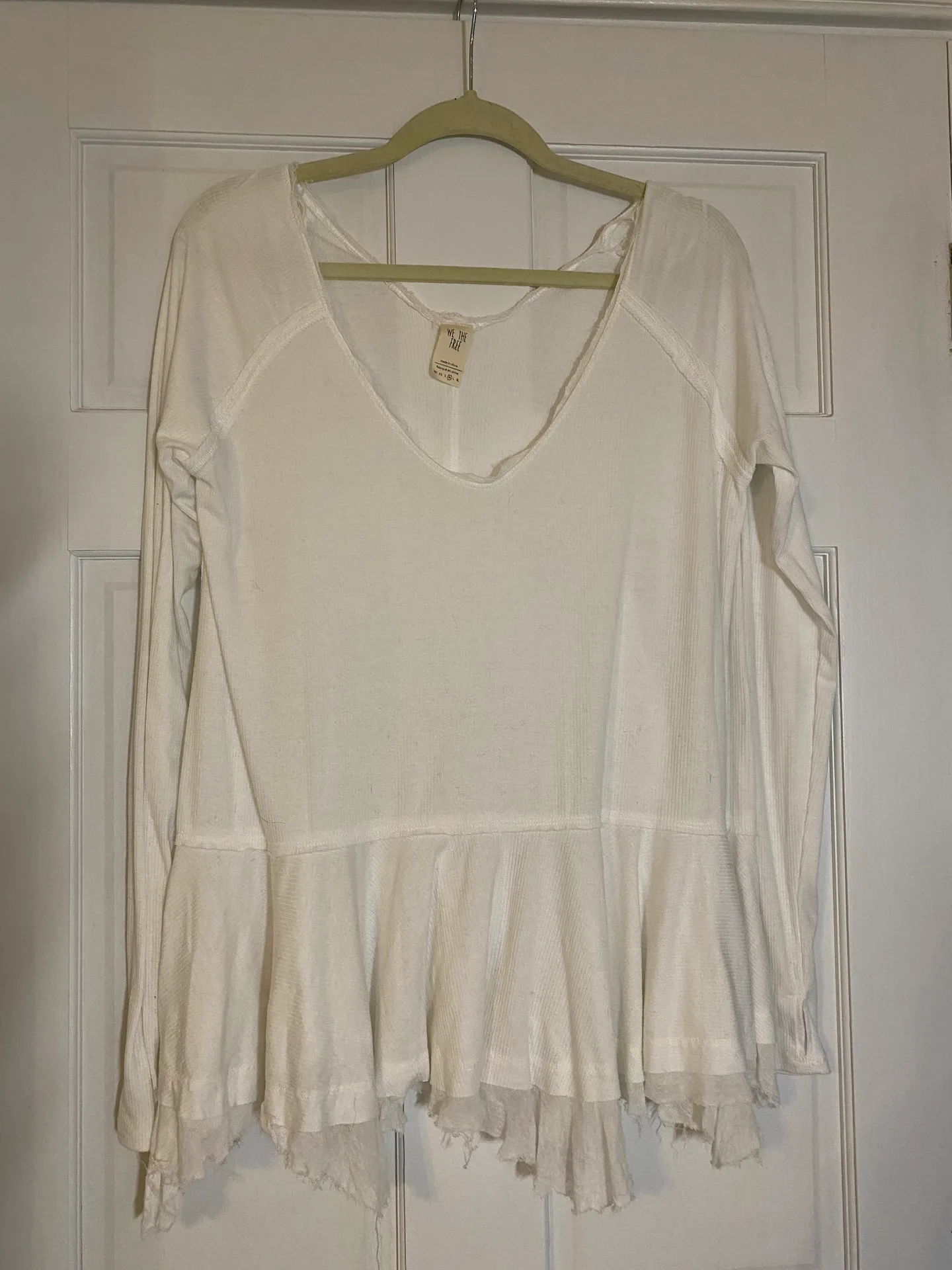 Free People Tangerine Tee Ivory - Image 4