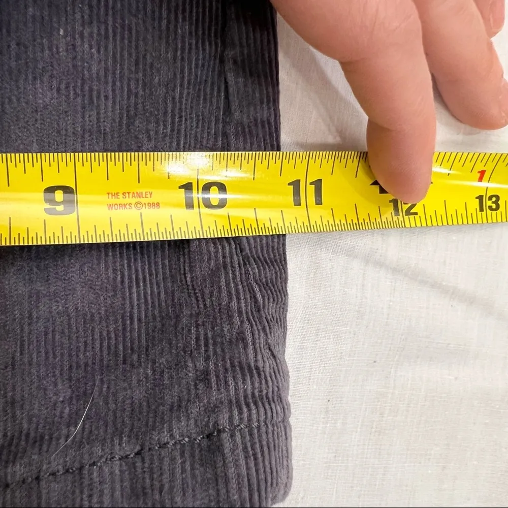 BODEN Women's Corduroy Gray Bootcut Denim Jeans Cotton Blend Size 10P Classic - Image 10