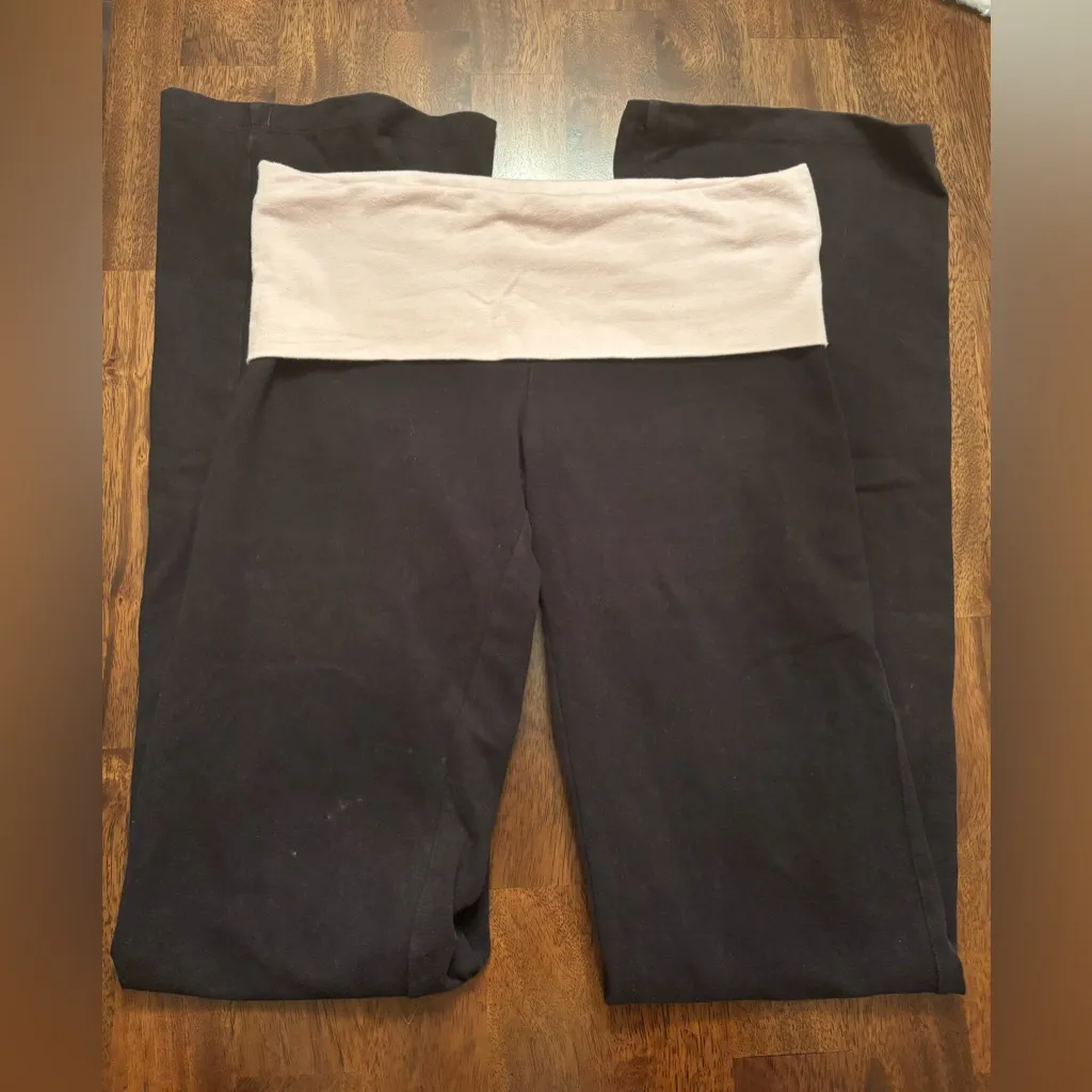 Pink Victoria’s Secret Bling Fold Over Pants - Image 3