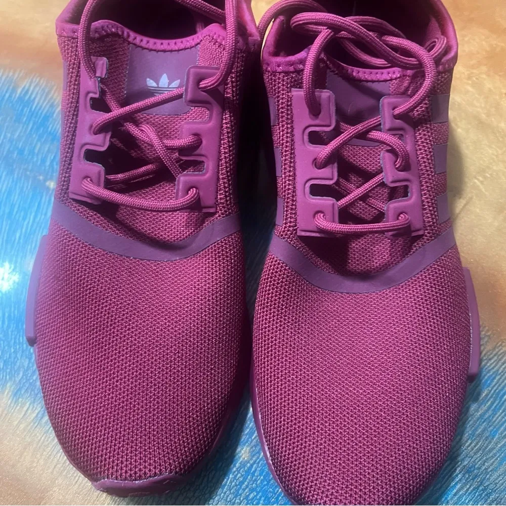 adidas NMD_R1 Triple Maroon Dark Red Running Trainers Shoes Women size 7.5 - Image 5