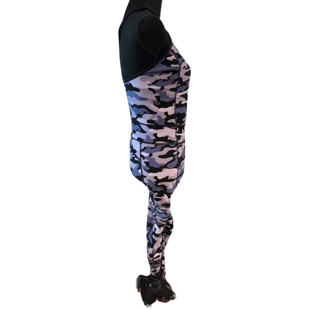 NWOT Calvin Klein yoga leotard camouflage style with mesh on front and back.SzM - Image 4