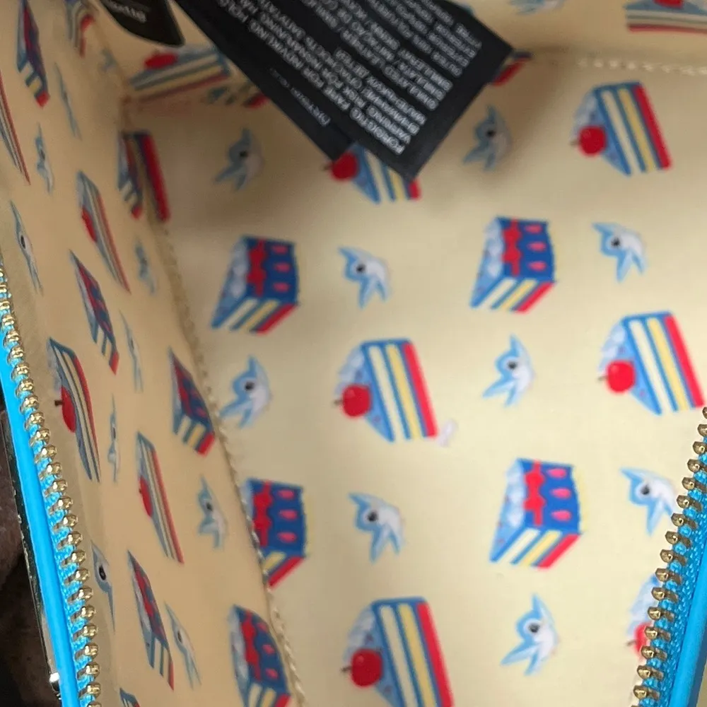 Loungefly Disney Snow White Cosplay Cake Crossbody Blue Yellow Red - Image 8