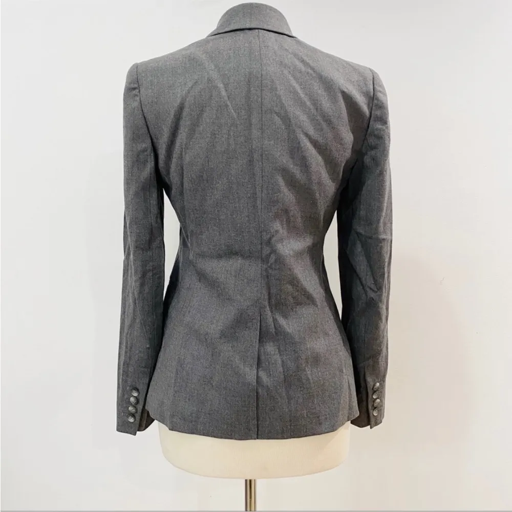 Theory gray wool blazer - Image 3