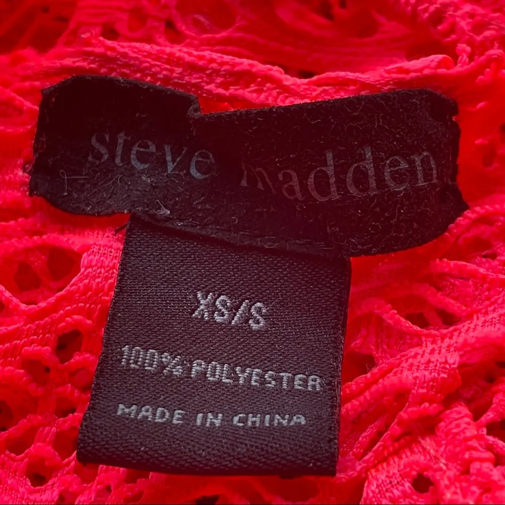 Steve Madden neon pink lace tank top - Image 5