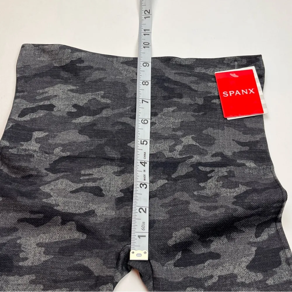 SPANX Look At Me Now Women SZ Small Heather Grey Gray Camo High Rise Legging NEW - Image 6