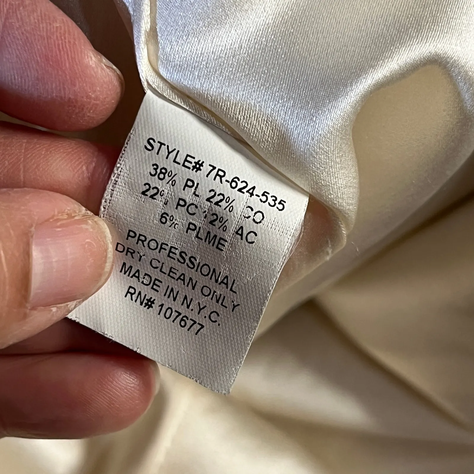 Alice + Olivia Mod Shift Dress Party Cocktail Chic Women Cream Print Small Gold - Image 5