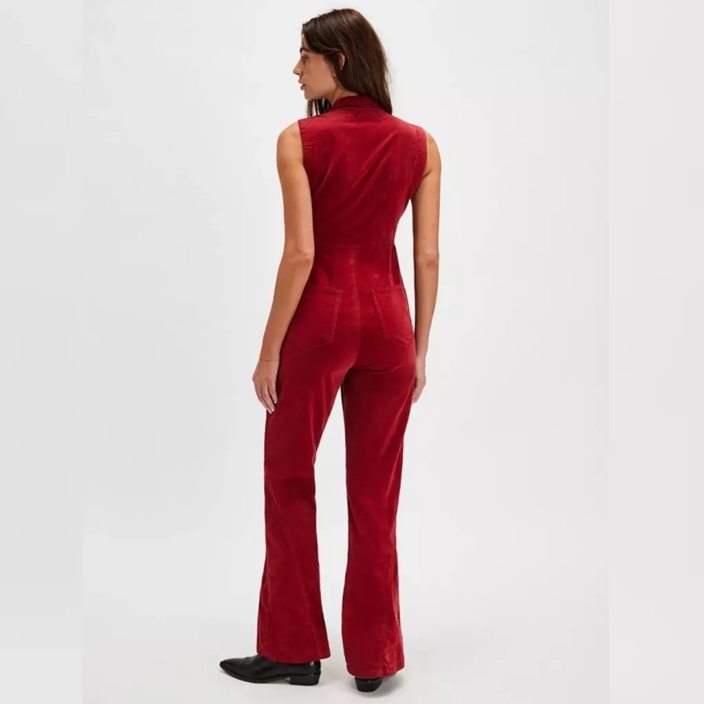 Free People CRVY Ring The Alarm Corduroy One-Piece XL - Image 8