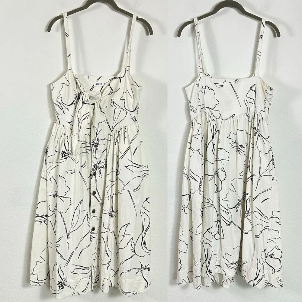 Anthropologie WHIT Loli Midi Dress in Wildflower Study Sundress Artisan - Image 7