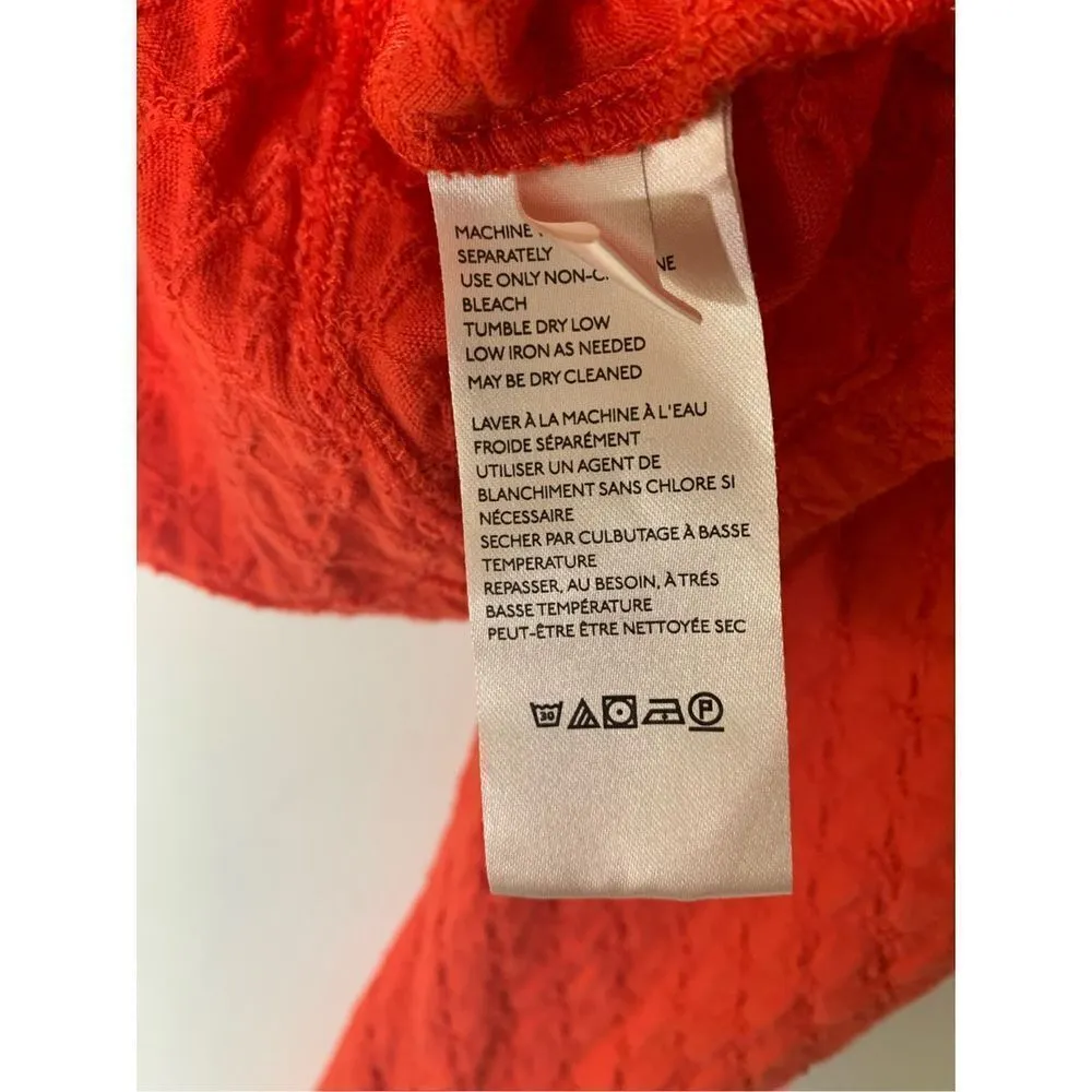 Free People Red Bustier Top boho orange size small - Image 4