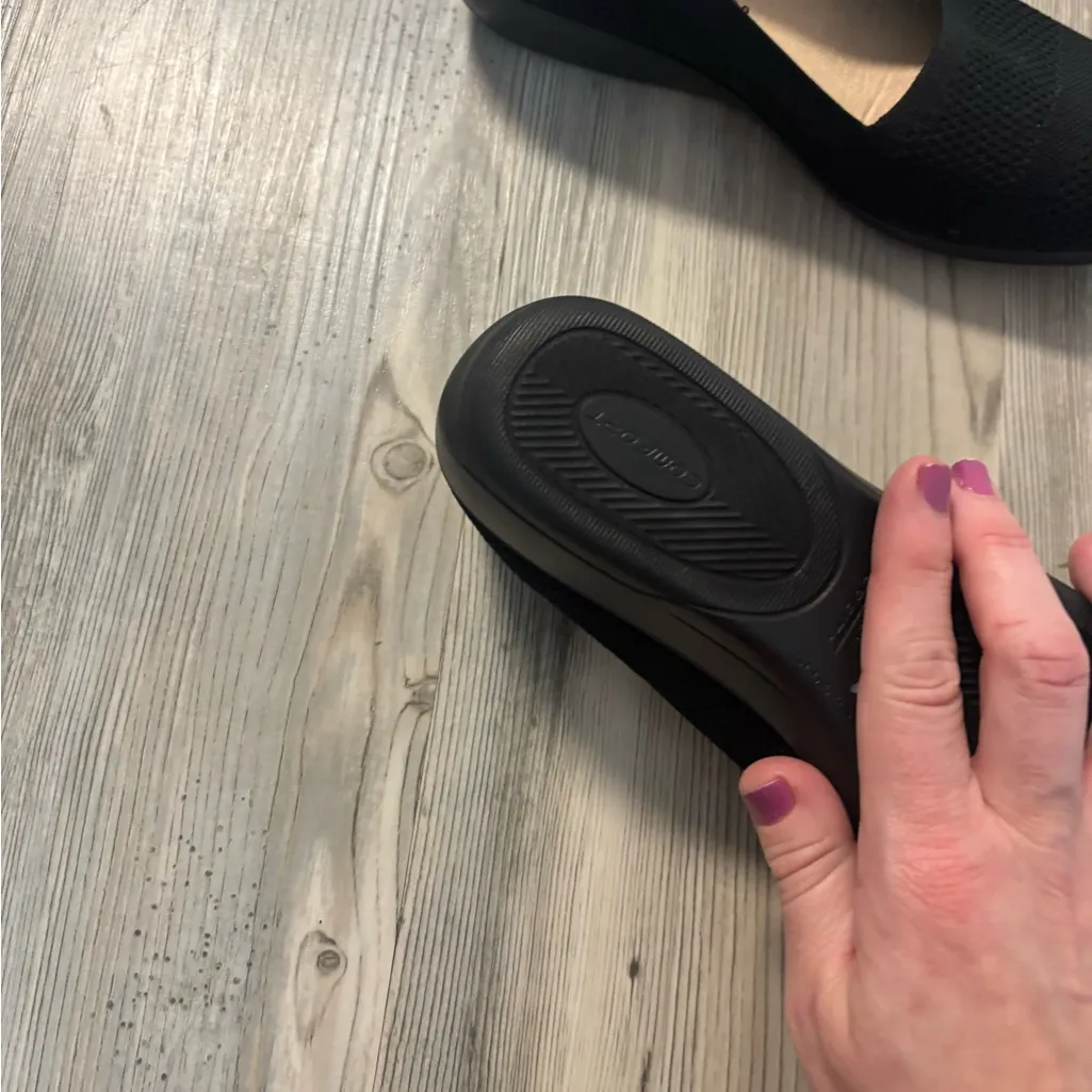 Life Stride Women's Textured Black Flats Veletity 2.0 NWOT - Image 3