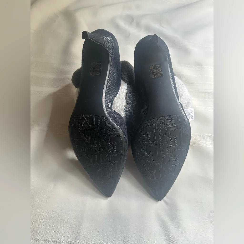 J.Renee Elegant Dark Blue Pointed Heels Size 10 - Image 8