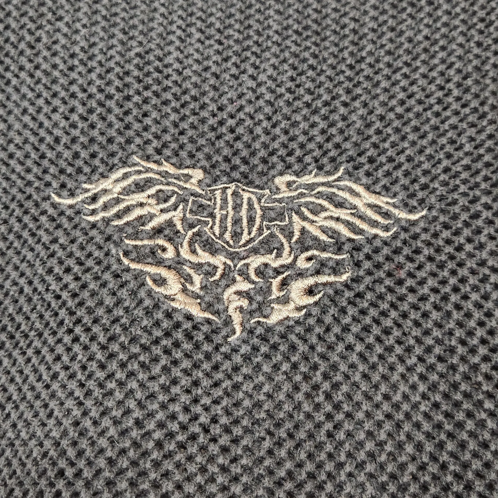 Harley Davidson Sportswear Thick Knit Classic Long Sleeve Shirt Size XL - Image 2