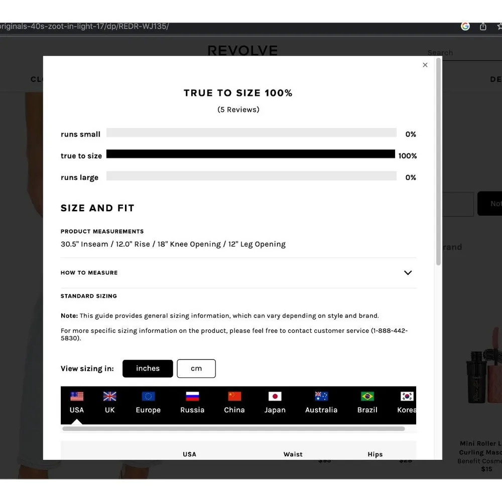 RE/DONE Originals 40s Zoot Straight Light 17 Womens Size 26 - Image 5