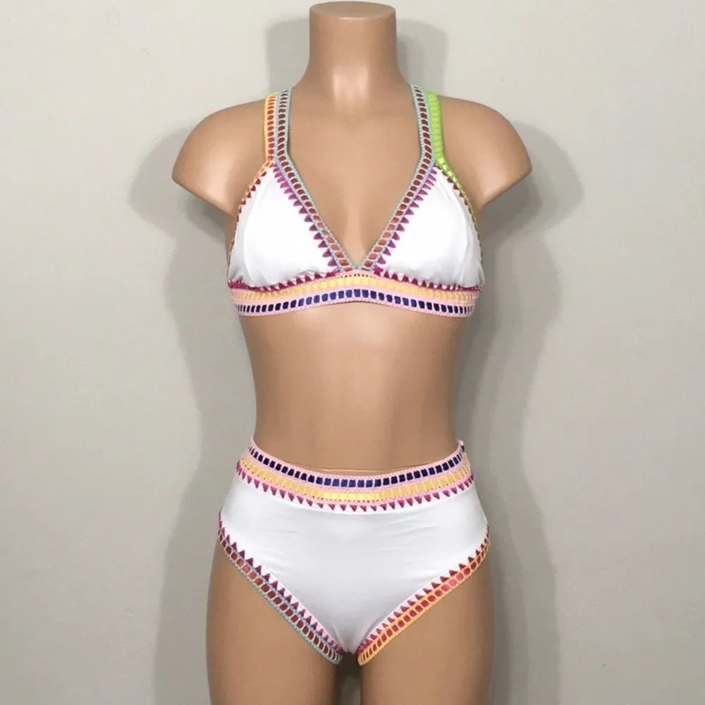 BAR III white bikini. M-top/S-bottoms NWT - Image 3