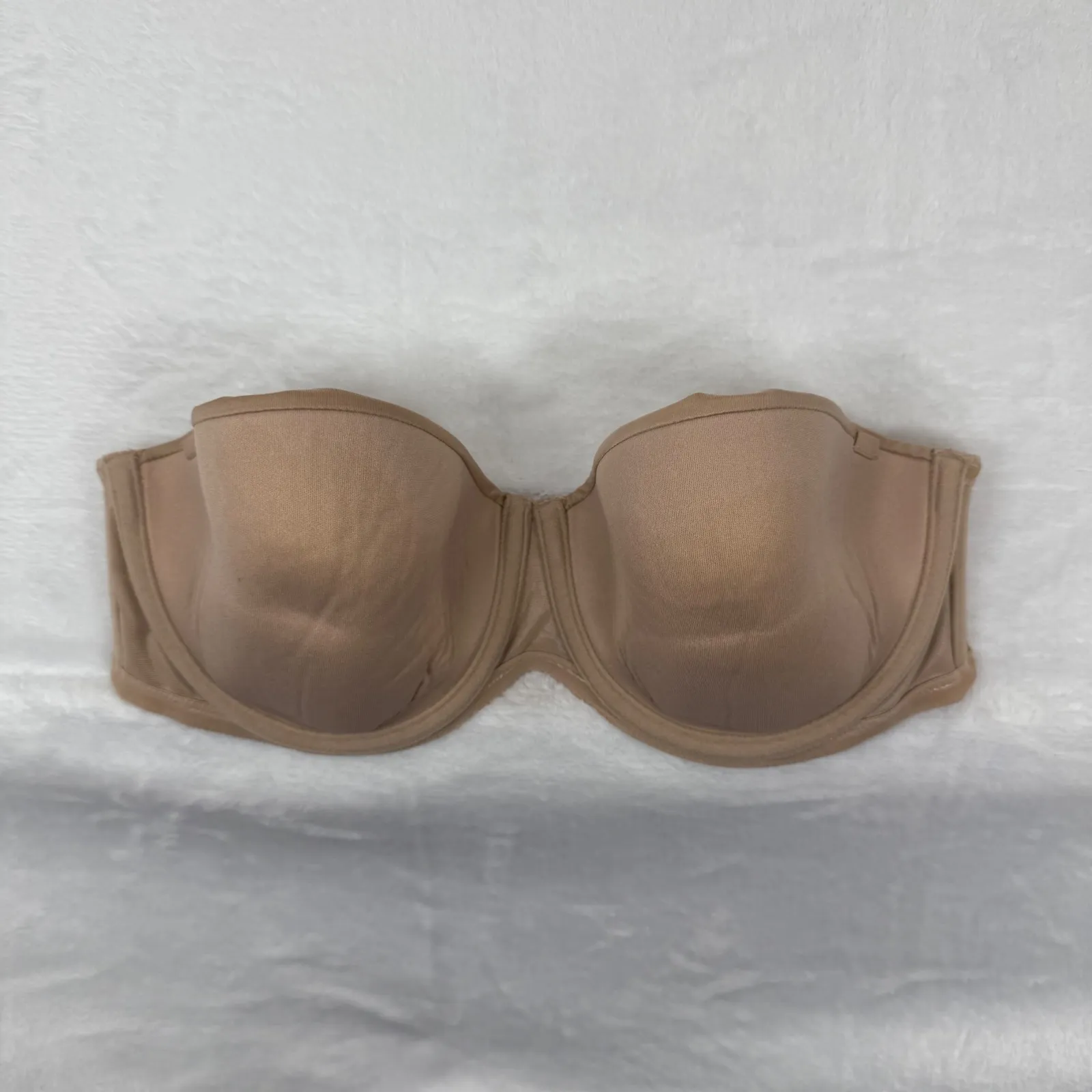 Victoria's‎ Secret 36C Strapless Push Up Bra Beige Underwire No straps - Image 5