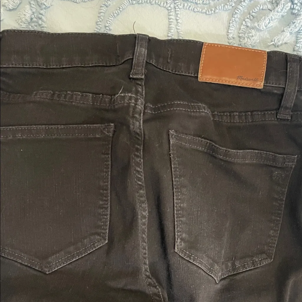 Women's Black Jeans madewell brand size 25 roadtripper style - Image 4