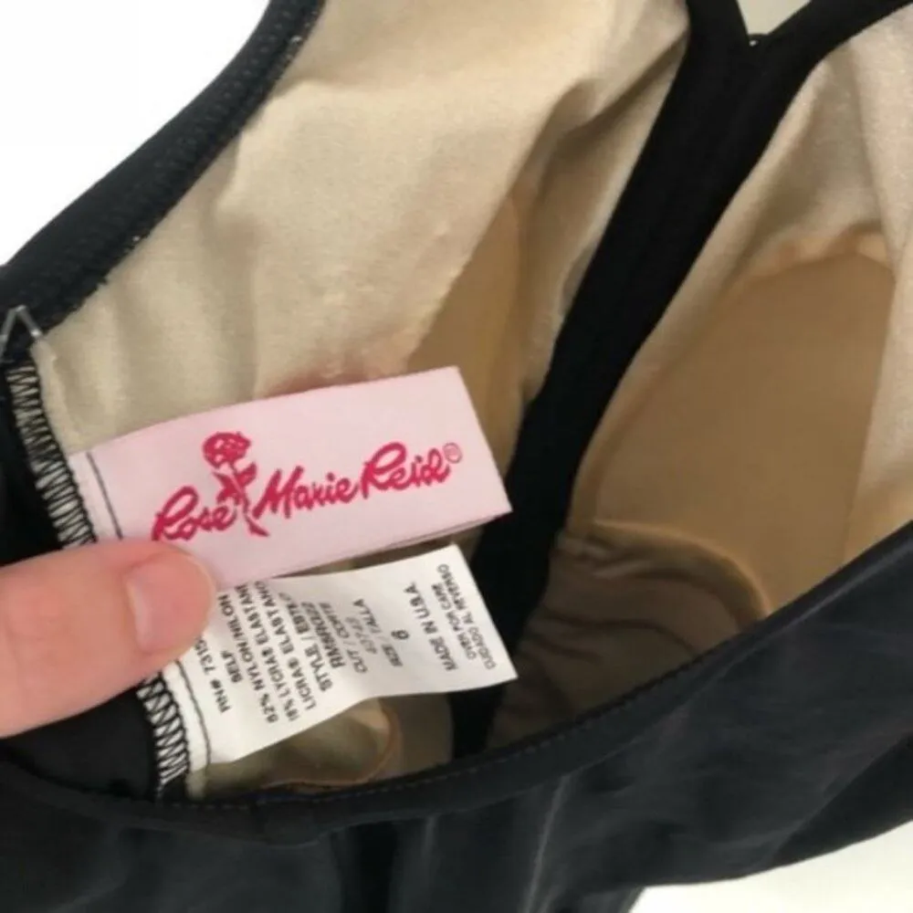 Rose Marie Reid Black & White One Piece NWT Size 6 - Image 5
