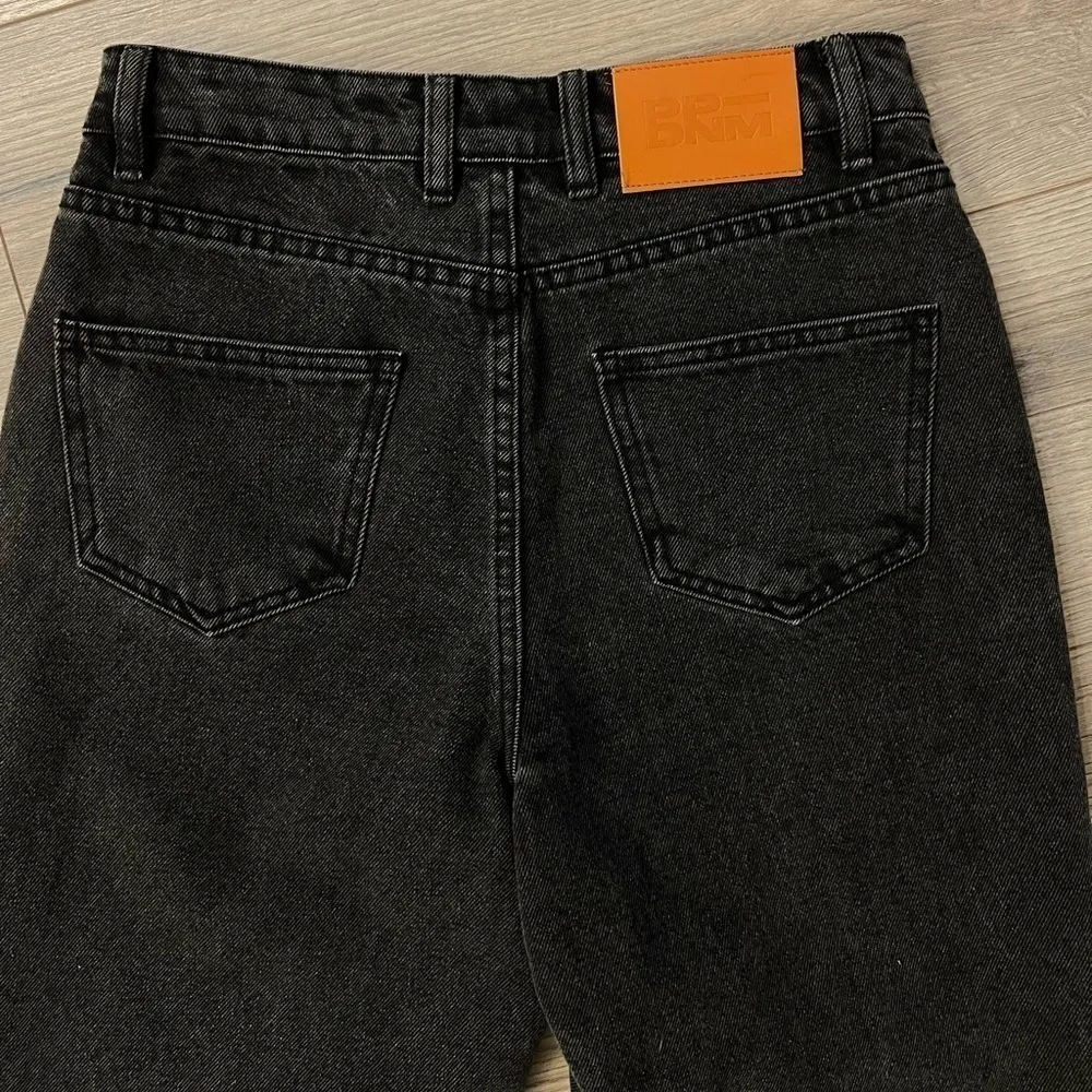 Princess Polly PP-DNM Zaiden Straight Leg Denim Jeans | Faded Black | US 4 - Image 5