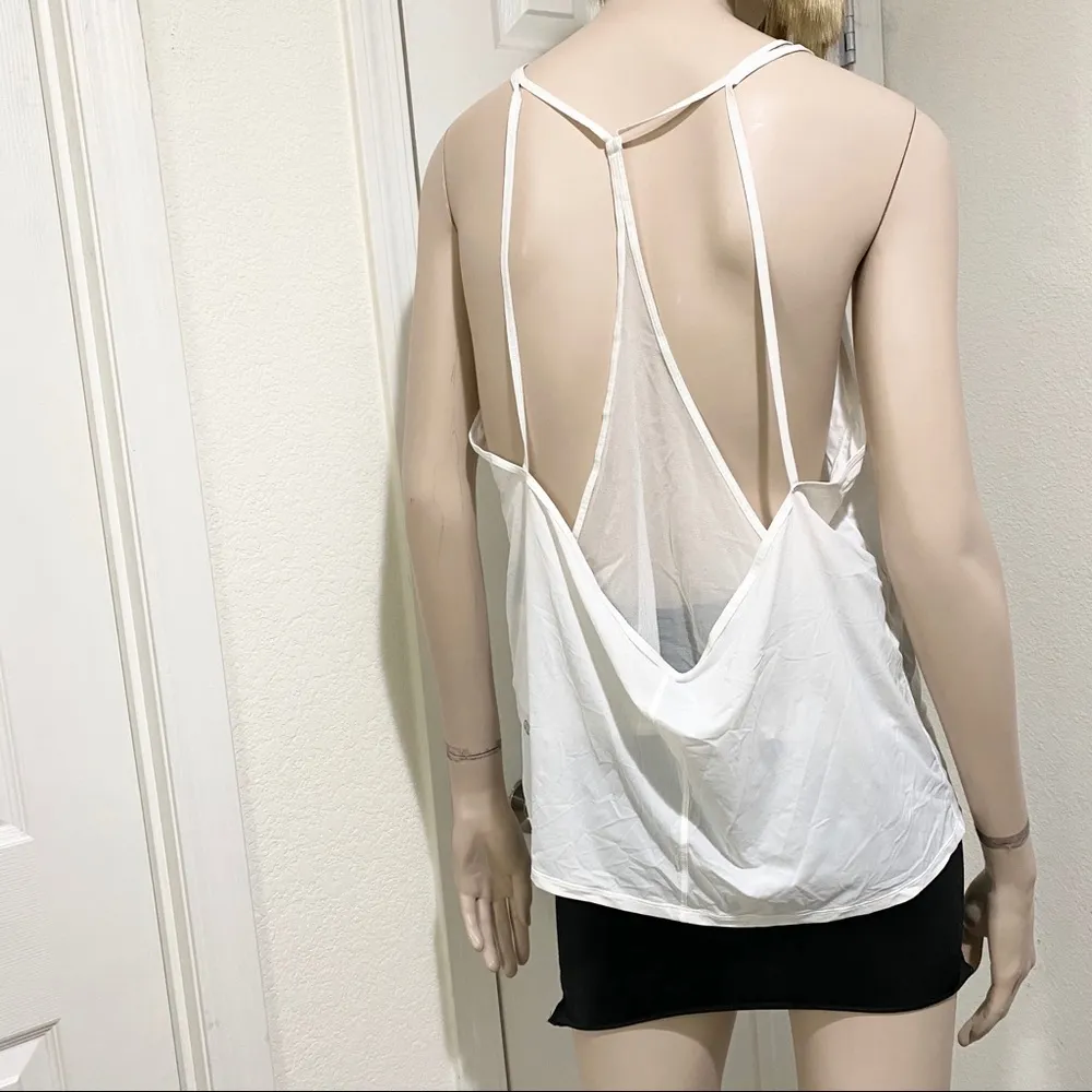 Lululemon White Shear Lightness Tank - Image 8