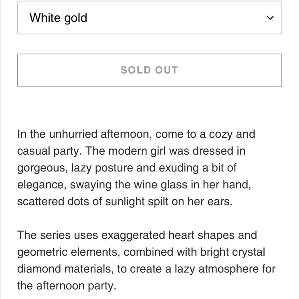 EEKE Pearl Large Round Diamond Necklace in Gold Plate and CZ White - Image 7