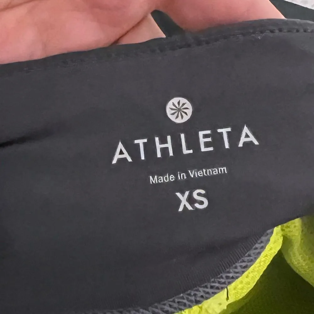 Athleta Womens Warrior Pleated Skort Skirt Tennis Golf Running Gray SZ XS - Image 6