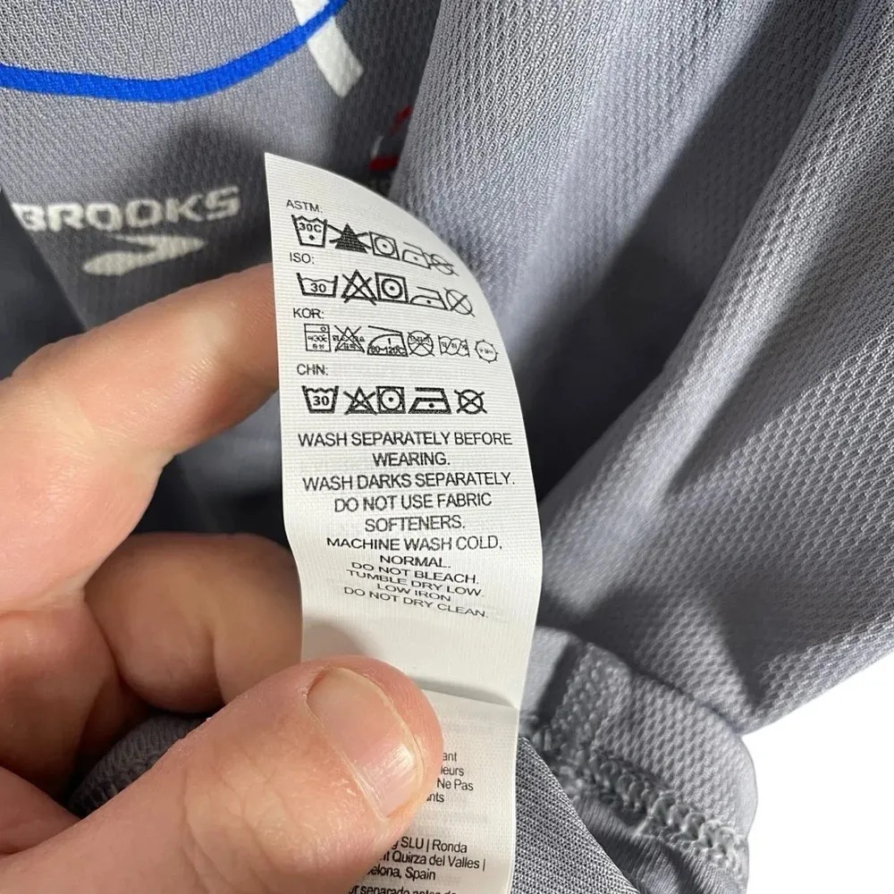 NWOT Brooks Running Pancake Run Athletic Tee in Grey Size XL - Image 8
