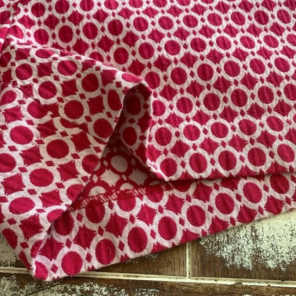 Banana Republic geometric pink short size 6 - Image 3