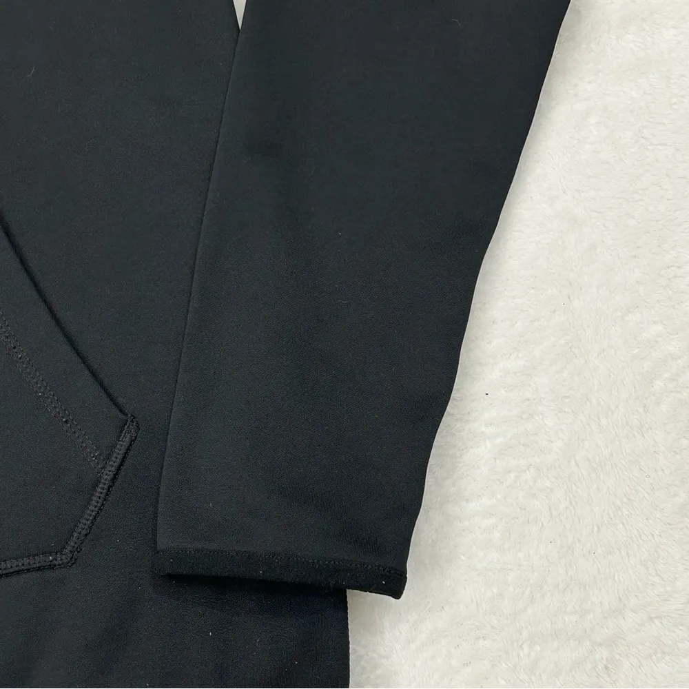 Nike Therma-Fit Swoosh Logo Just Do It Black Athletic Hoodie Sweatshirt Womens S - Image 5