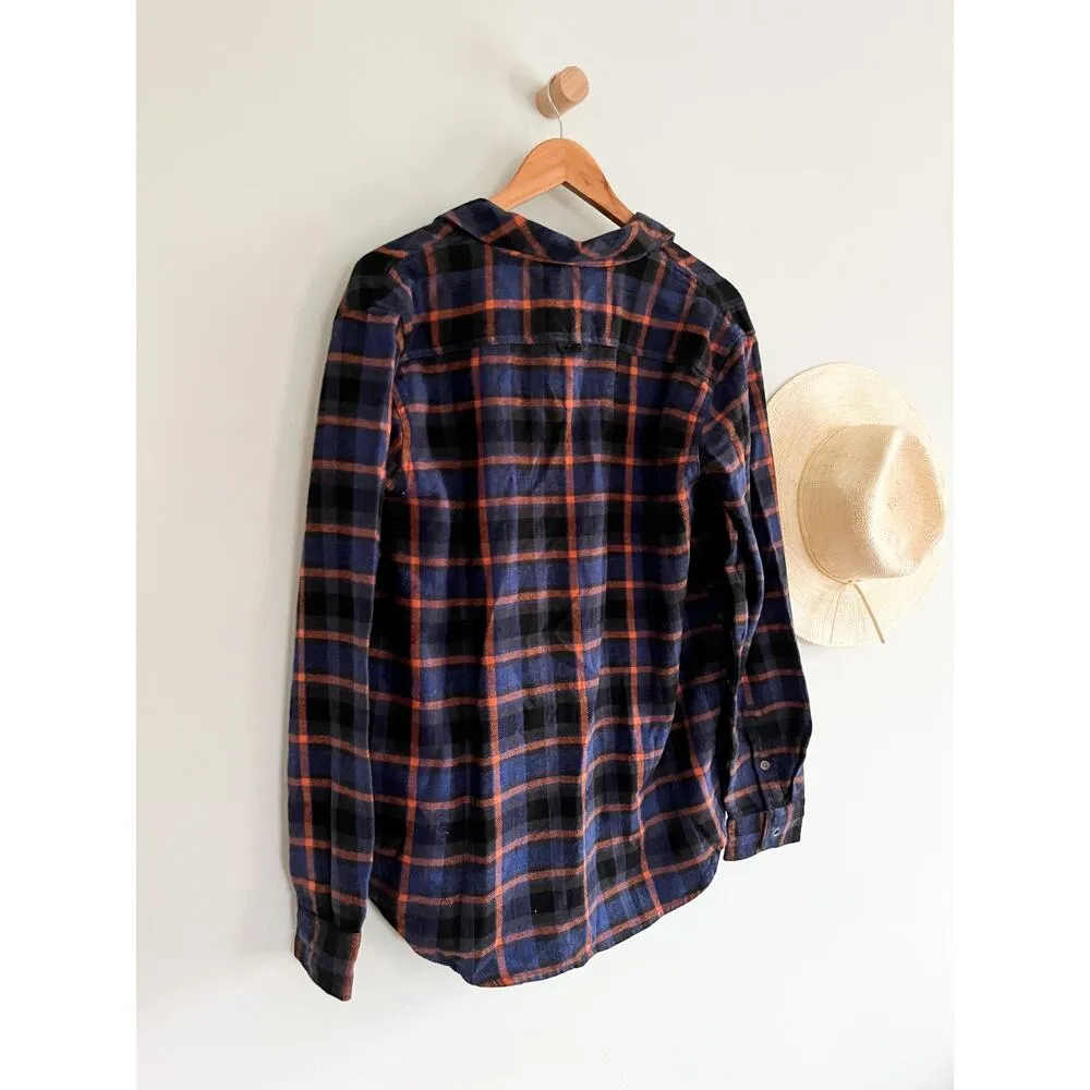 prAna | Golden Canyon Flannel Cozy Gorpcore Fall | Rich Sapphire | Sz M | NWT - Image 8