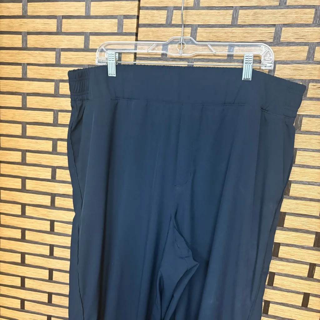 Old Navy  Navy Stretch Tech Wide Leg Pants Size XXL - Image 3