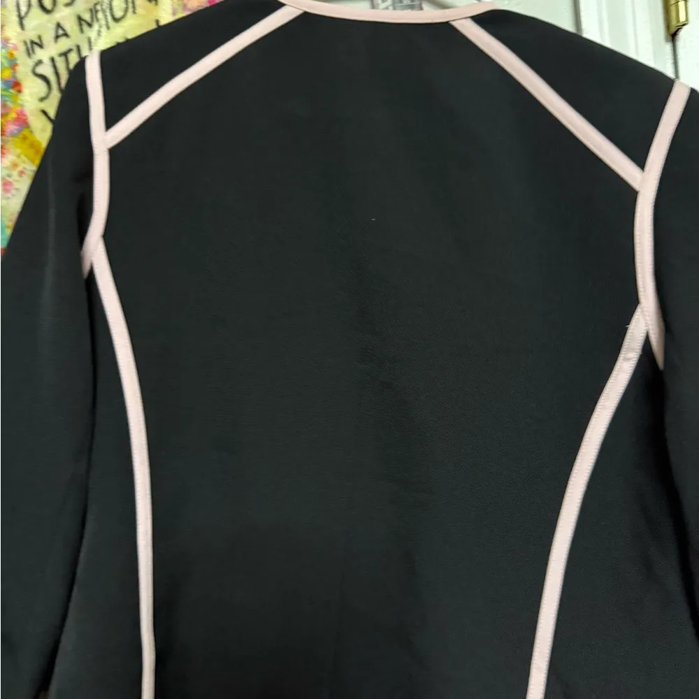 Jones Studio Black Blazer with Pink Accents​ - Image 4