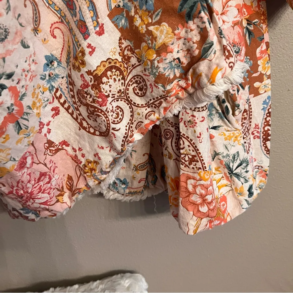 ZARA Patchwork Print Kimono‎ - Image 5