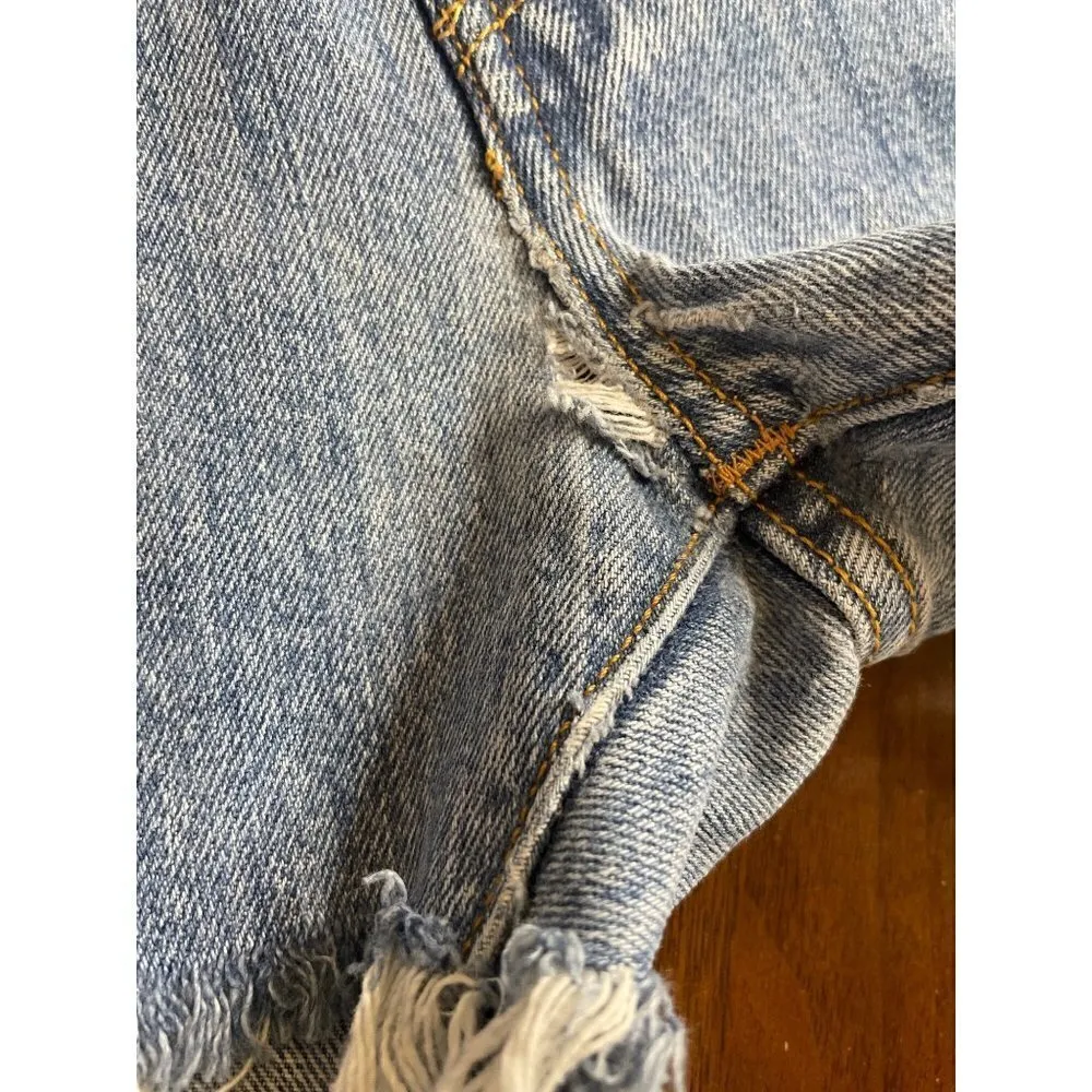 EB Denim OG Jean Denim Shorts in Light Wash 33 New Womens Jeans Blue - Image 7