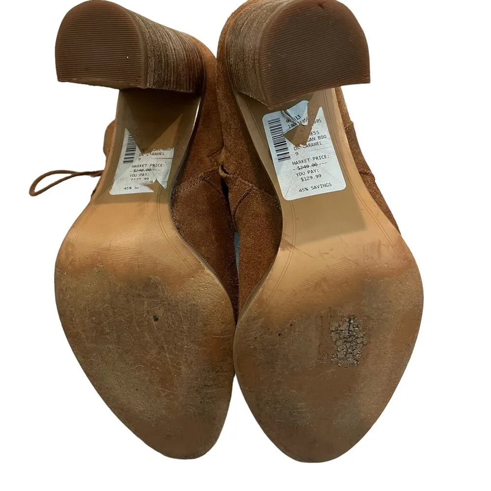 MICHAEL Michael Kors Carrigan Bootie Sport Suede Dark Caramel, Sz 9 - Image 13